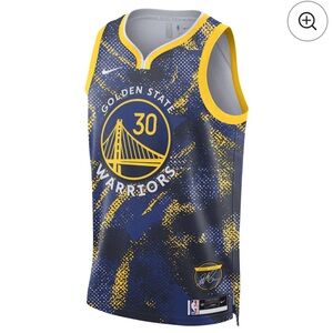 Nike Step Curry Royal Golden State Warriors 2025 Road alternate Swingman Jersey